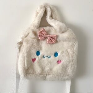 Cinnnamoroll plush purse handbag fur Sanrio cute